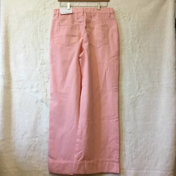 Loft Pink High Waist Palazzo Jeans - Picture 9 of 12